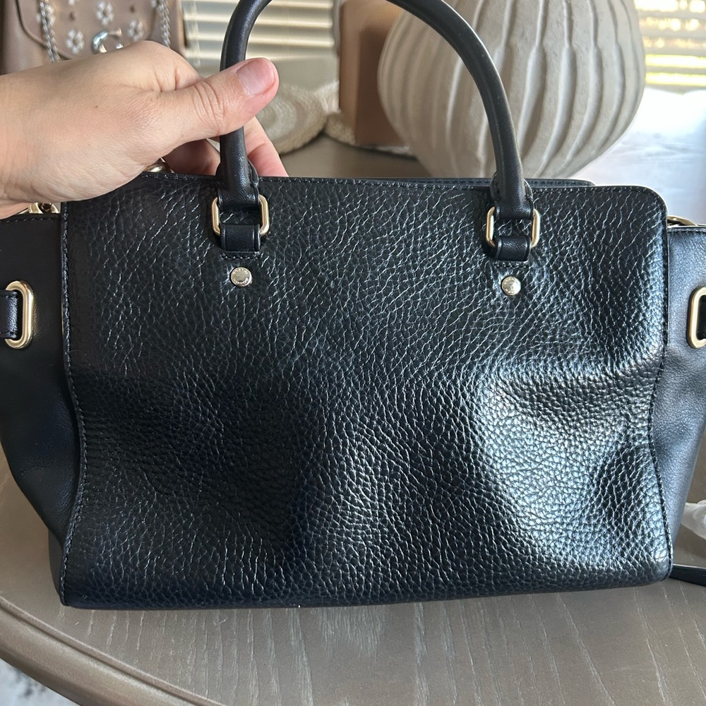 Coach Black Leather Satchel - Picture 4 of 10